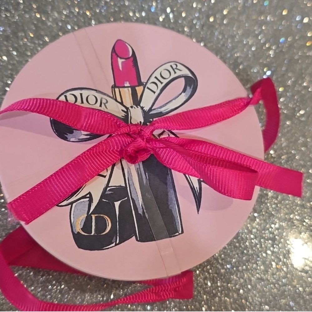 Dior 2-piece Set, Includes a Pink Dior Lipstick Mug and Matching Coasters, NWT
